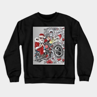 Santa Rider Crewneck Sweatshirt